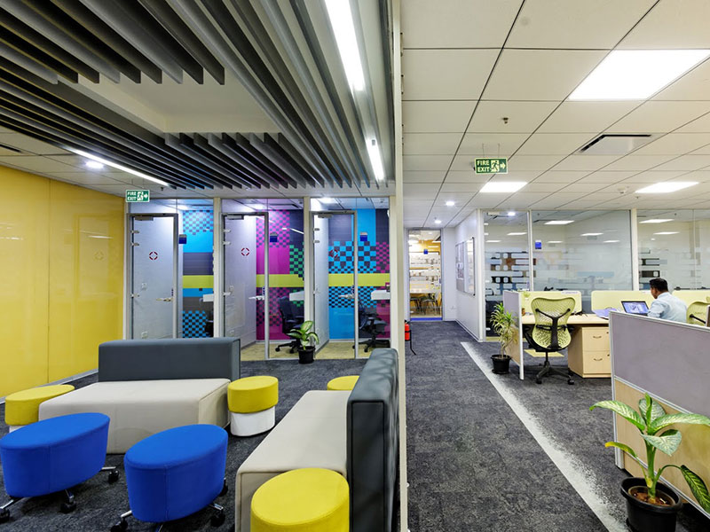 湖州智精靈科技公司辦公室裝修設計案例
