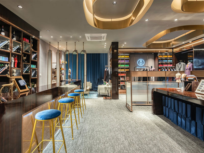 《吳匠》專業西服定制服裝店裝修