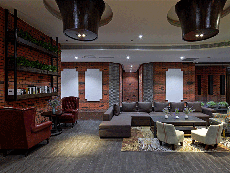 民國風(fēng)辦公室裝修時設(shè)計案例