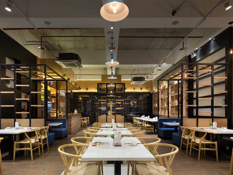 《百粥坊》餐飲店裝修設(shè)計(jì)案例