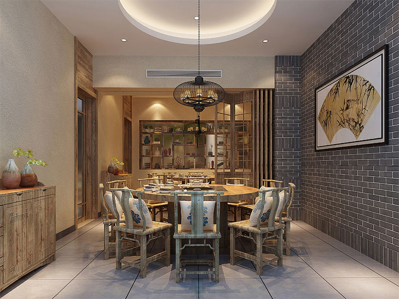重慶中式老火鍋店裝修設(shè)計案例