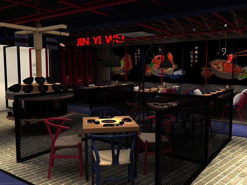 錦一味餐飲店裝修設(shè)計案例