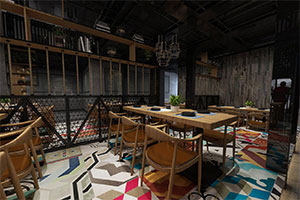 現(xiàn)代工業(yè)風(fēng)辦公室裝修設(shè)計全景