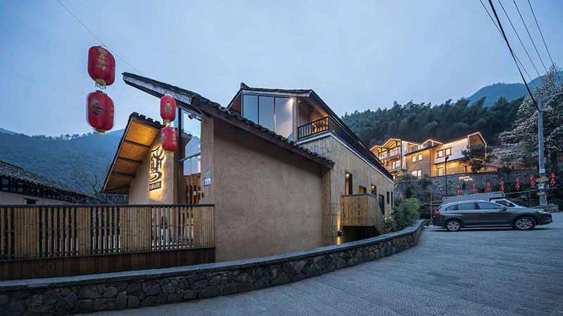 杭州倚云山舍民宿設計裝修設計案例