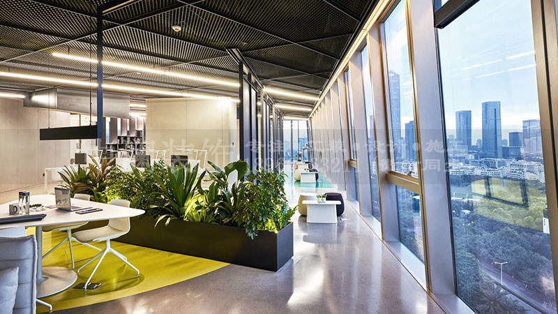 鋼結構大型辦公室裝修設計風格案例案例